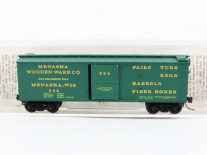 N Scale Micro-Trains 42040 Menasha Woodenware Co 40' Box Car 224 RTR