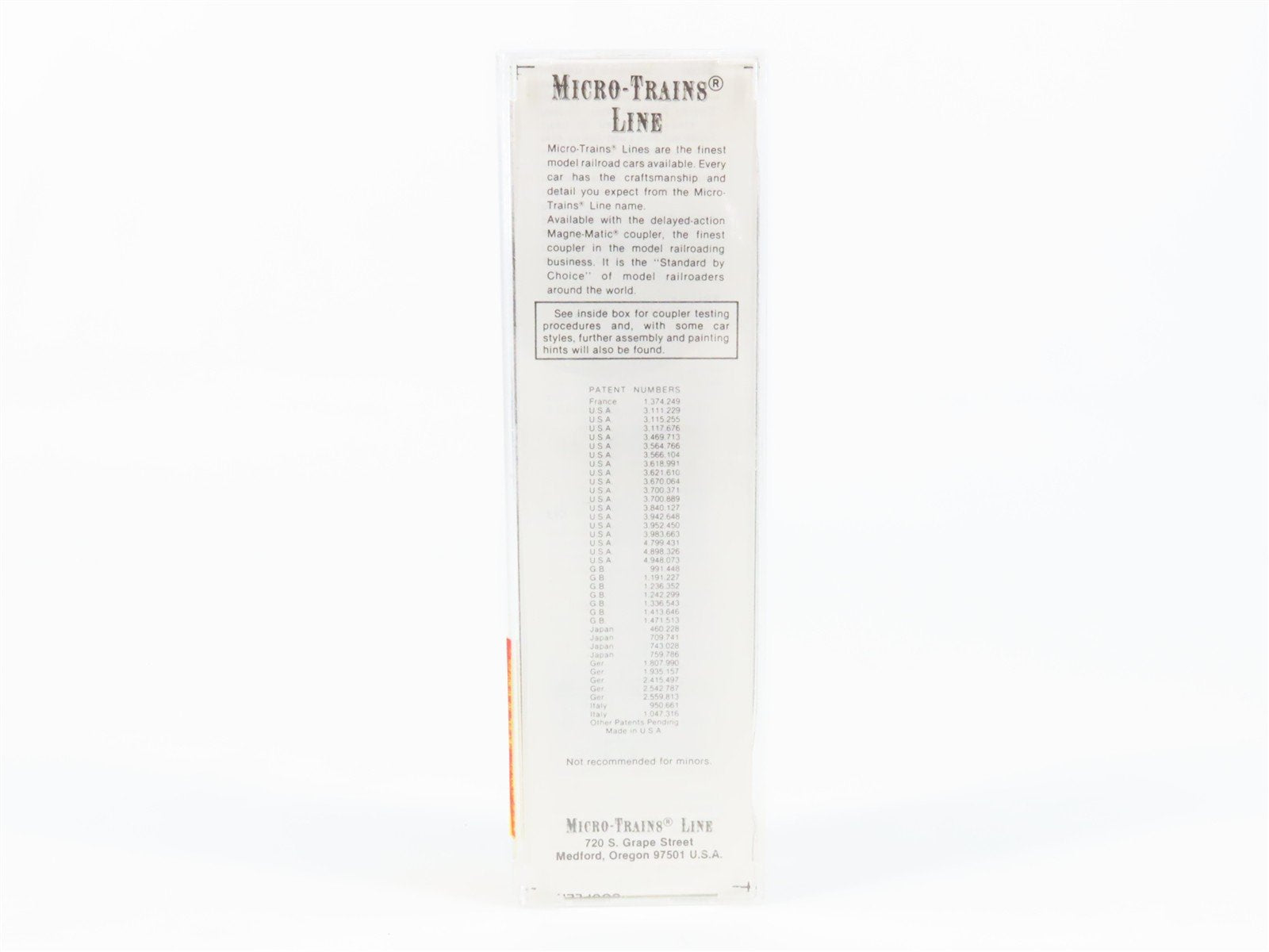 N Scale Micro-Trains 42040 Menasha Woodenware Co 40' Box Car 224 RTR