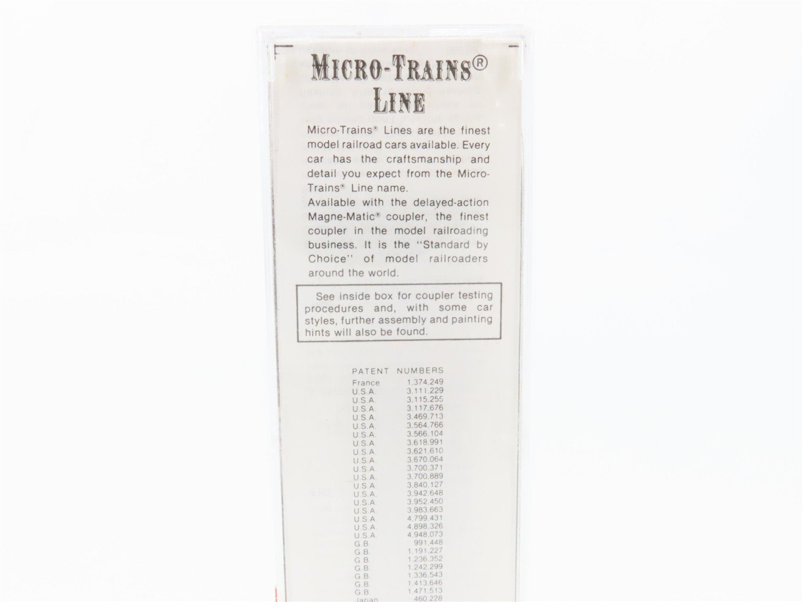 N Scale Micro-Trains 42040 Menasha Woodenware Co 40' Box Car 224 RTR