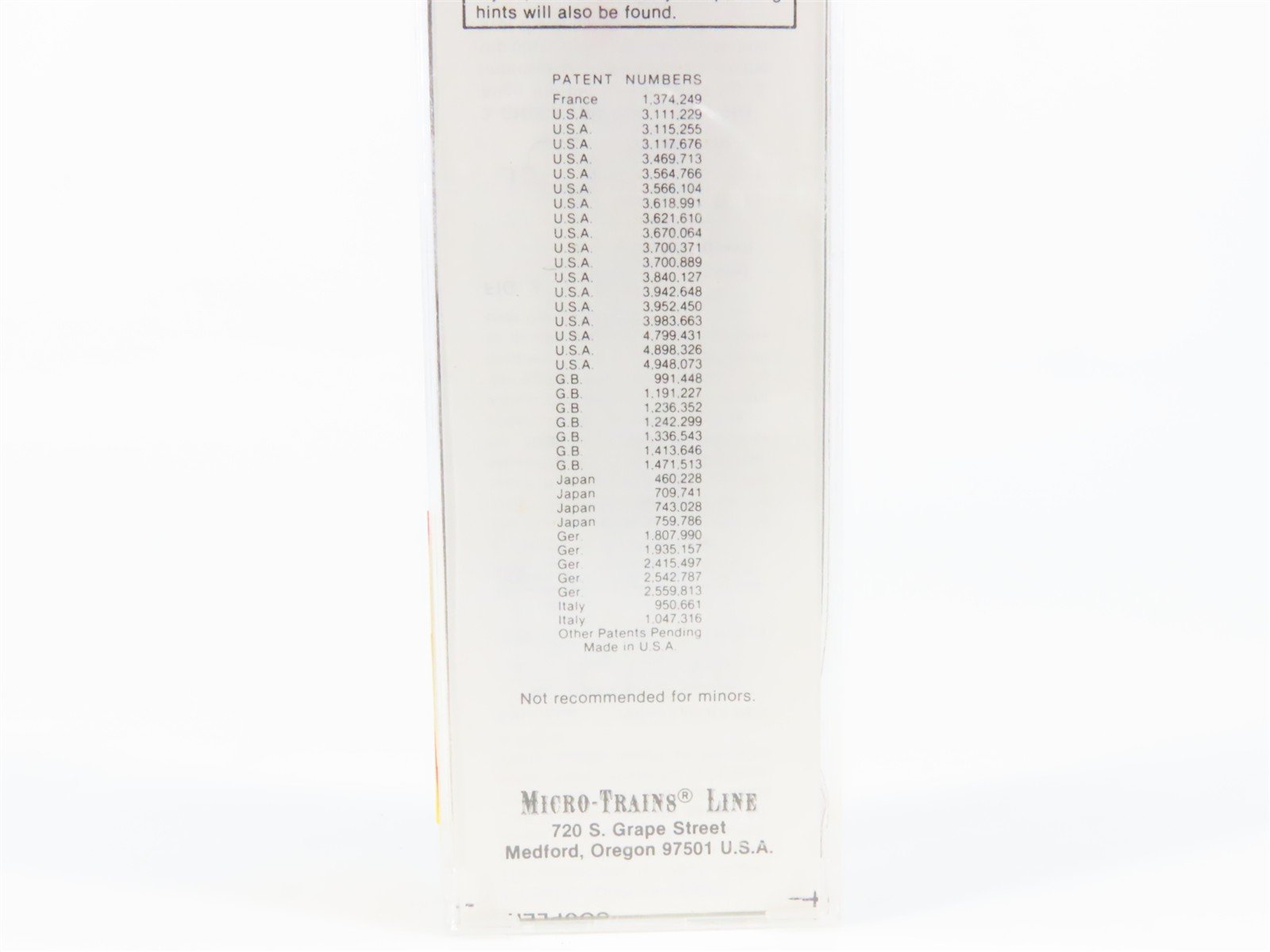 N Scale Micro-Trains 42040 Menasha Woodenware Co 40' Box Car 224 RTR