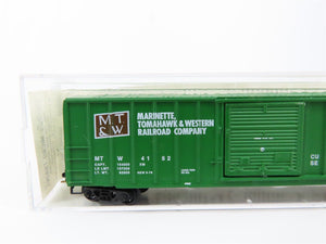 N Scale Micro-Trains 25050 MT&W Marinette, Tomahawk & Western 50' Box Car RTR