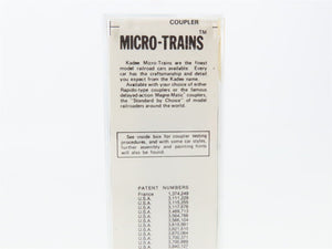 N Scale Micro-Trains 55170 D&H Delaware & Hudson 33' 2-Bay Hopper 7215 RTR