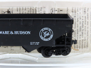 N Scale Micro-Trains 55170 D&H Delaware & Hudson 33' 2-Bay Hopper 7215 RTR