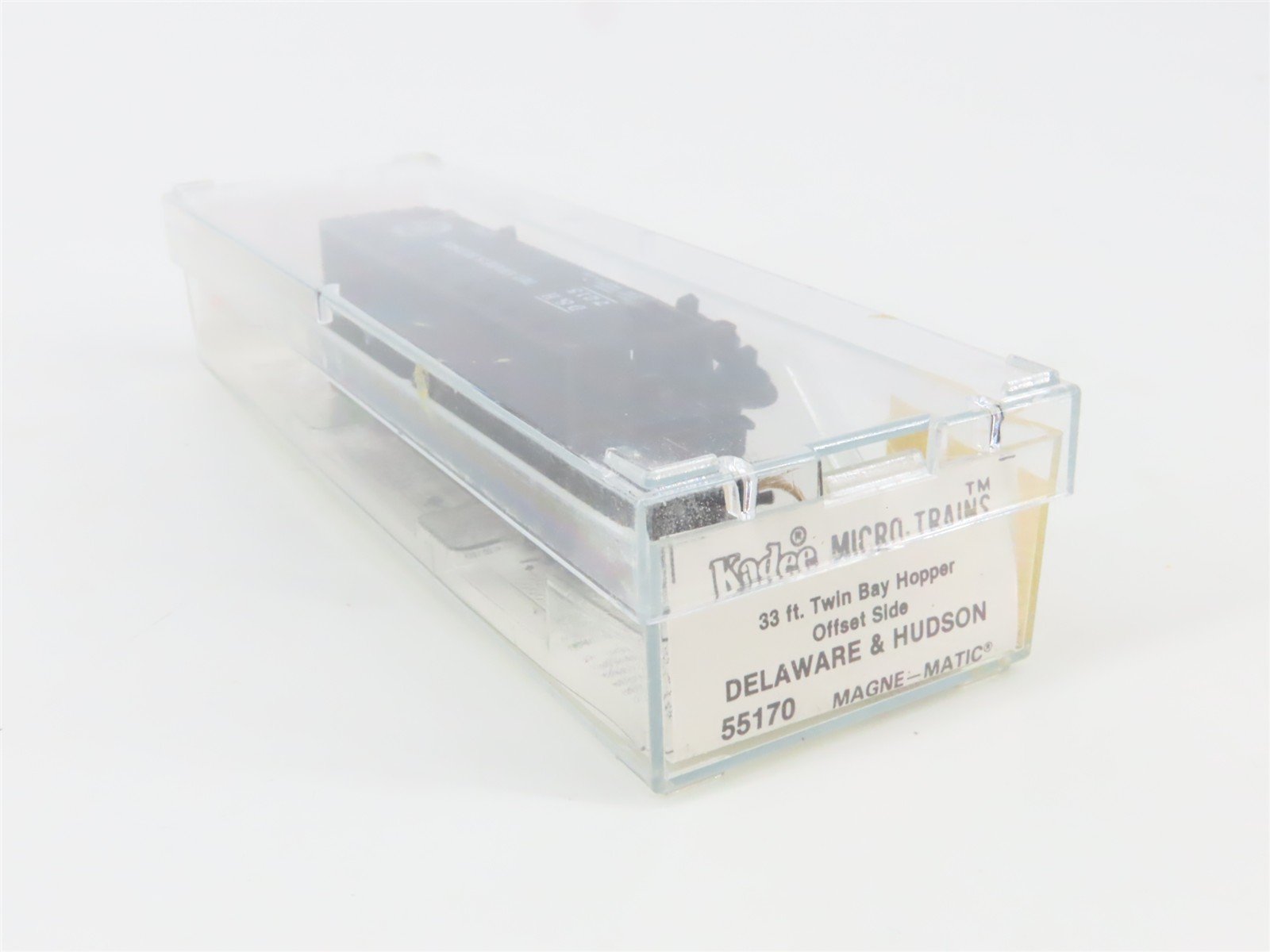 N Scale Micro-Trains 55170 D&H Delaware & Hudson 33' 2-Bay Hopper 7215 RTR