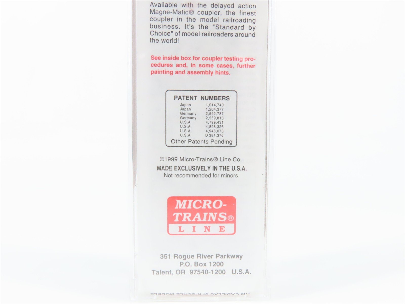 N Scale Micro-Trains 32160 SP Southern Pacific 50' Box Car 672925 RTR