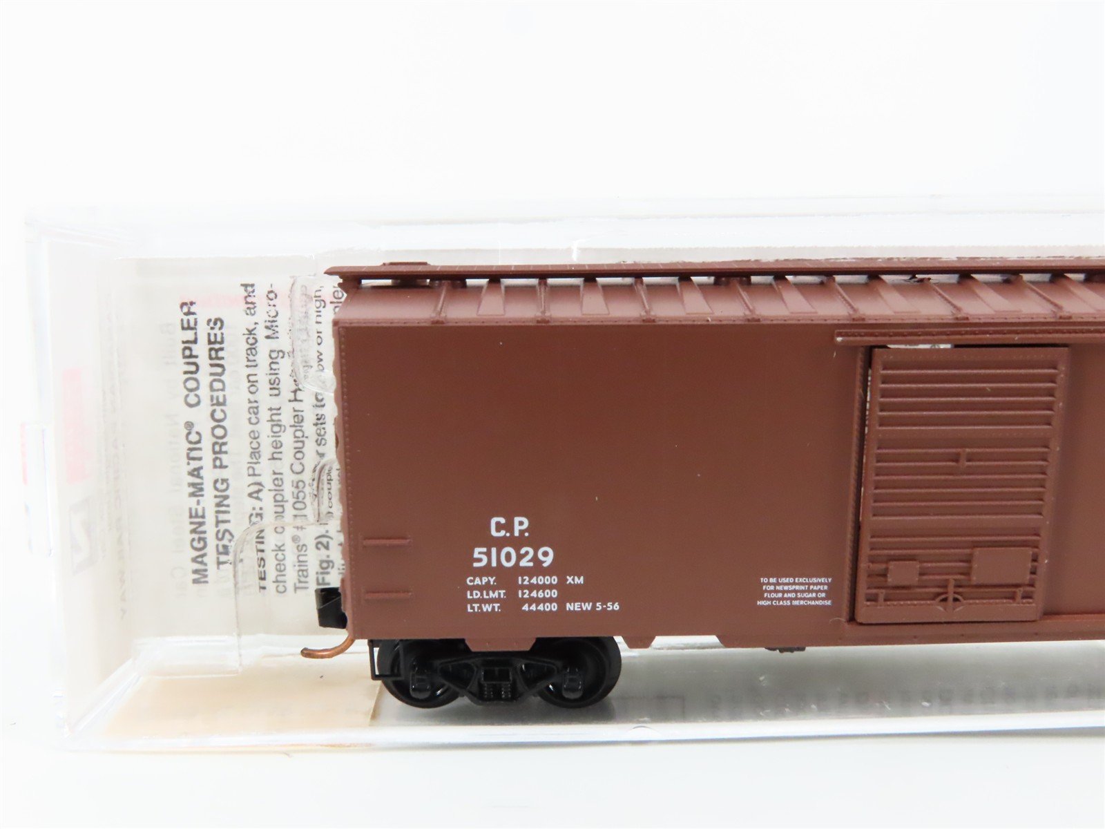 N Scale Micro-Trains 20436/1 CP Canadian Pacific 40' Box Car 51029 RTR
