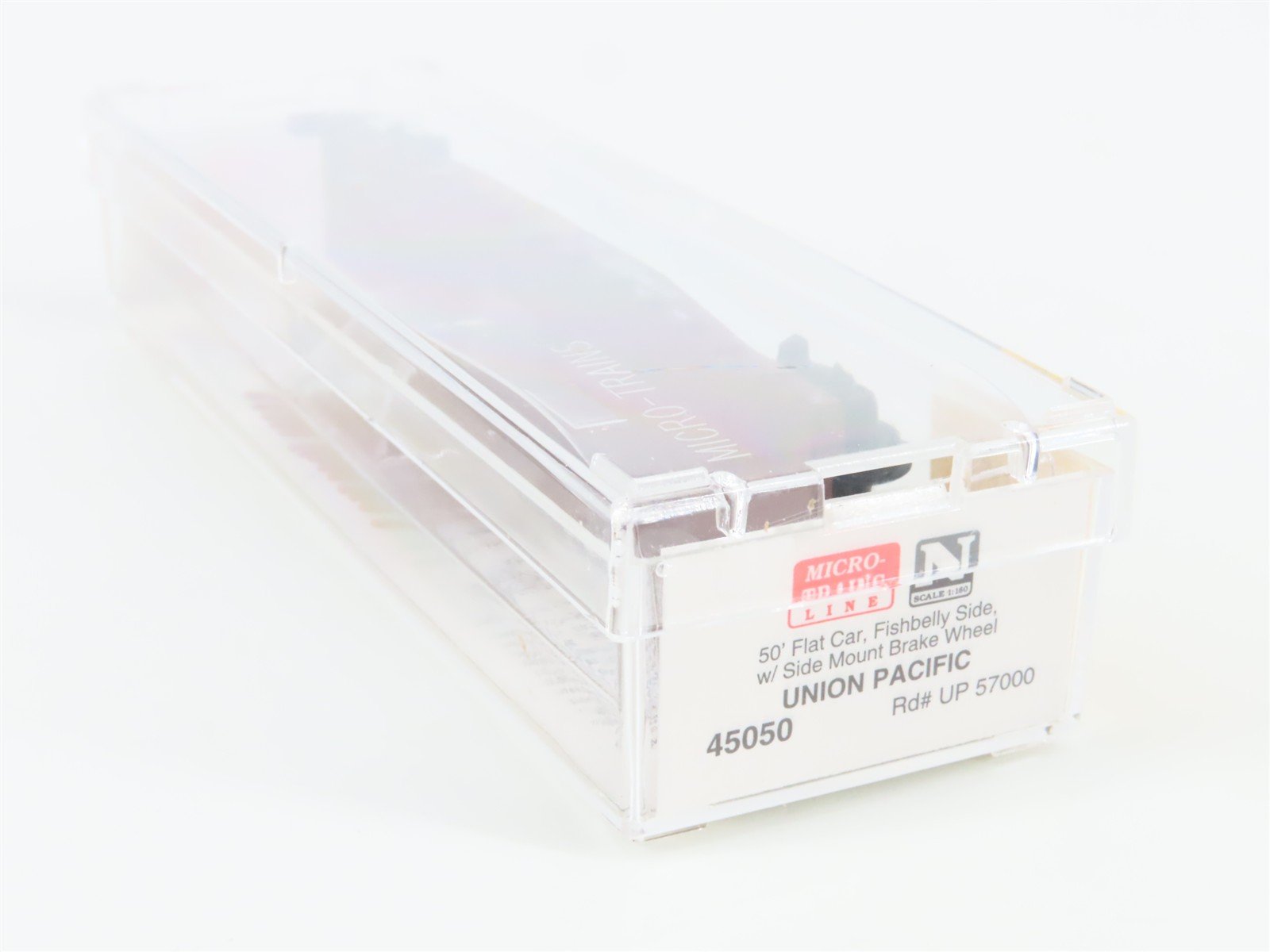 N Scale Micro-Trains 45050 UP Union Pacific 50' Flat Car 57000 RTR