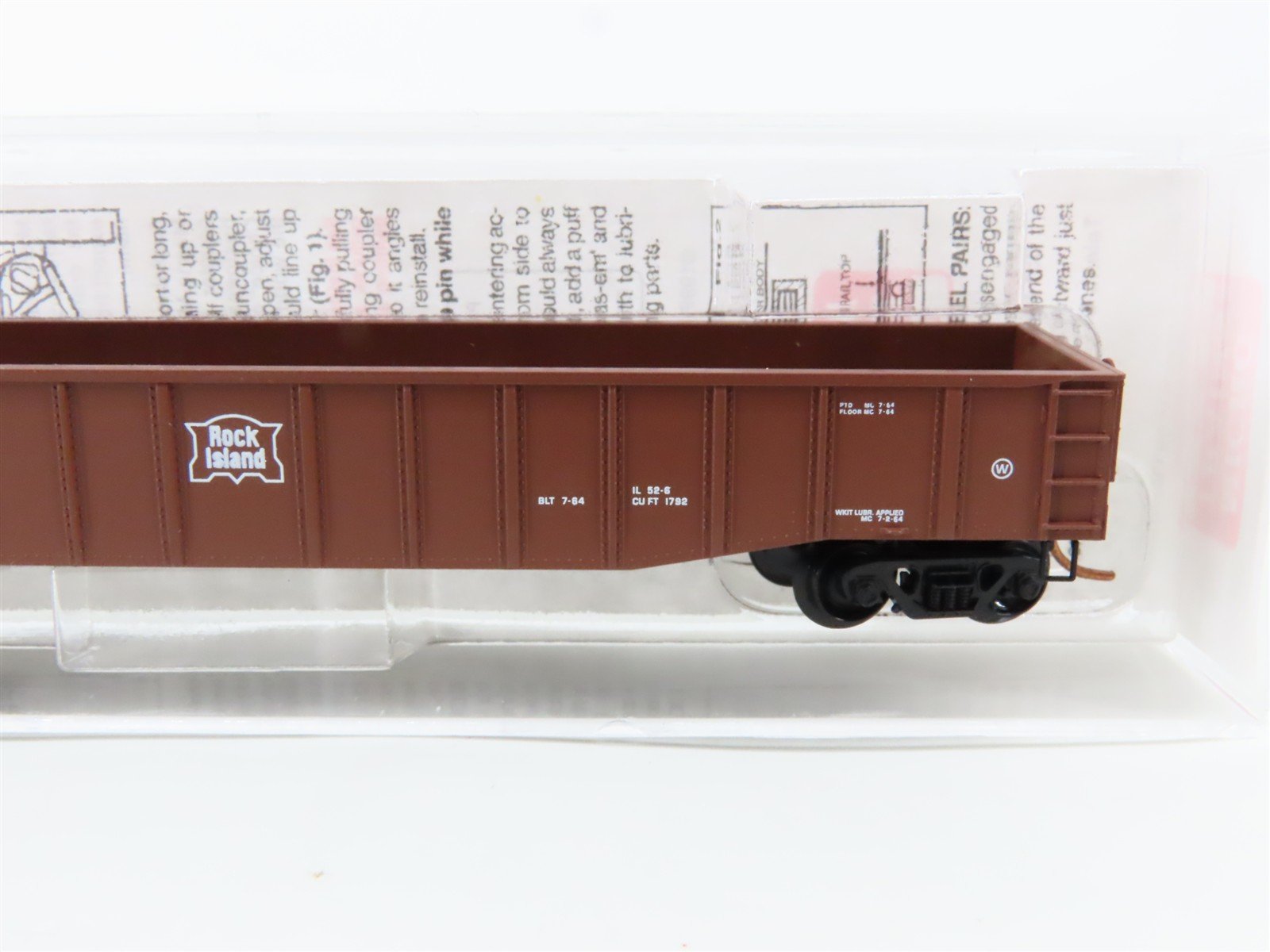 N Scale Micro-Trains 105510 RI Rock Island 50' Gondola 3958 RTR