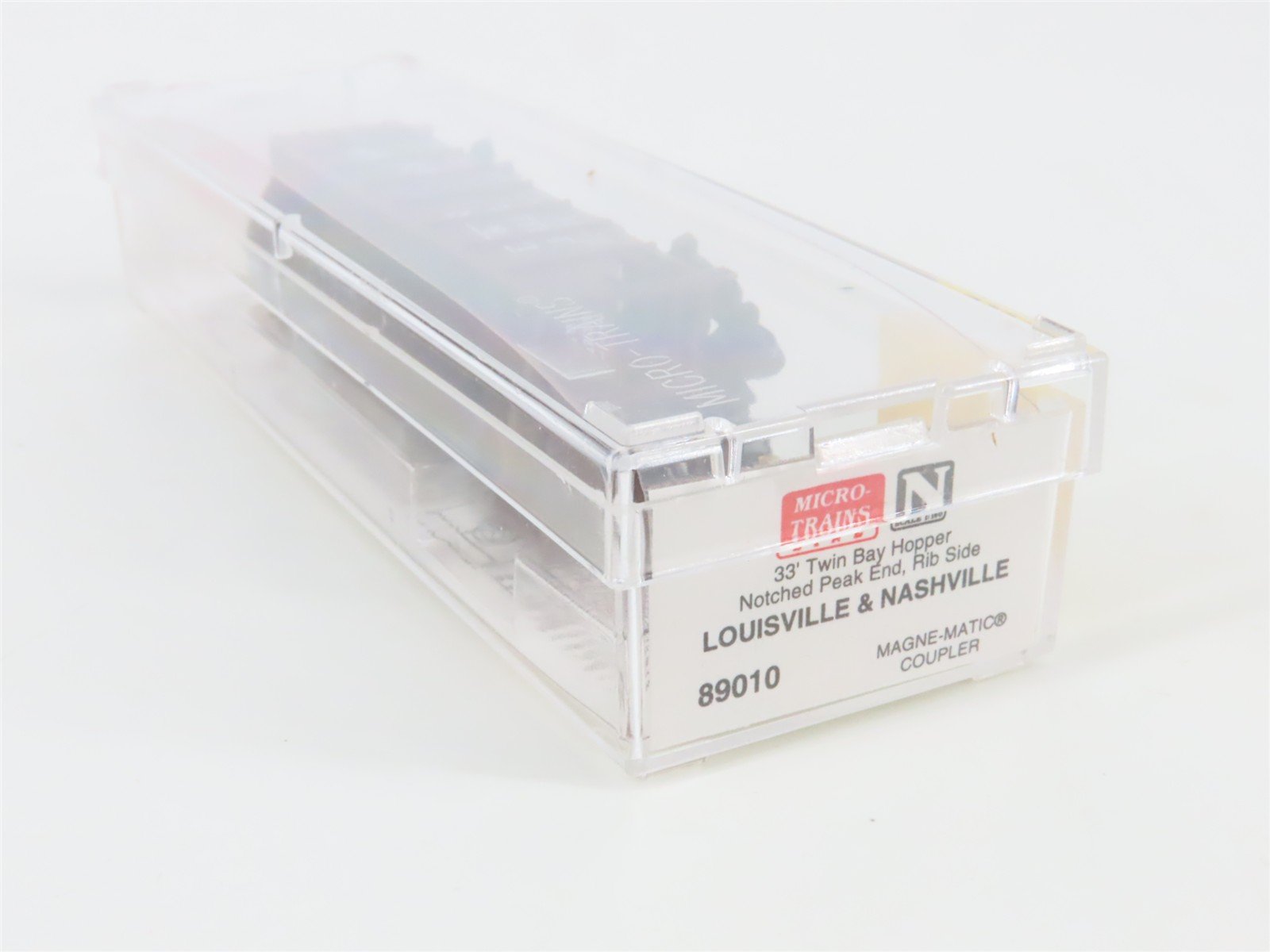 N Scale Micro-Trains 89010 L&N Louisville & Nashville 33' 2-Bay Hopper 82200 RTR