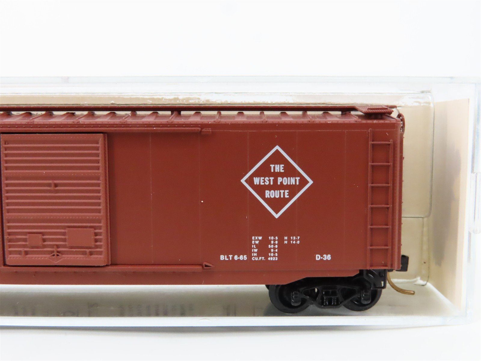 N Scale Micro-Trains 31120 A&WP Atlanta & West Point 50' Box Car 51128 RTR
