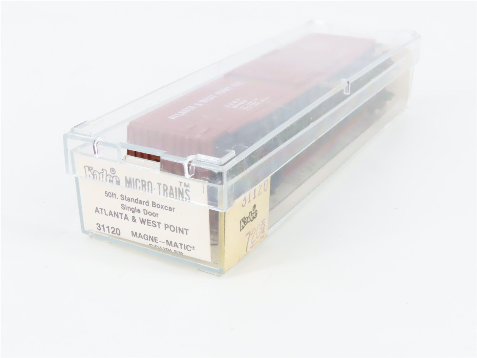 N Scale Micro-Trains 31120 A&WP Atlanta & West Point 50' Box Car 51128 RTR