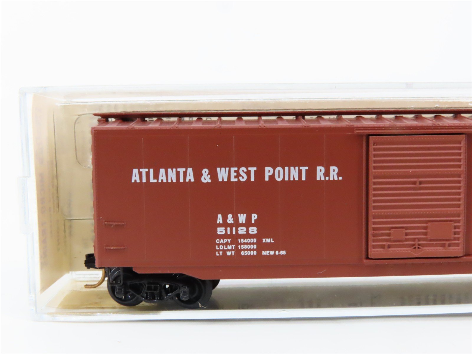 N Scale Micro-Trains 31120 A&WP Atlanta & West Point 50' Box Car 51128 RTR