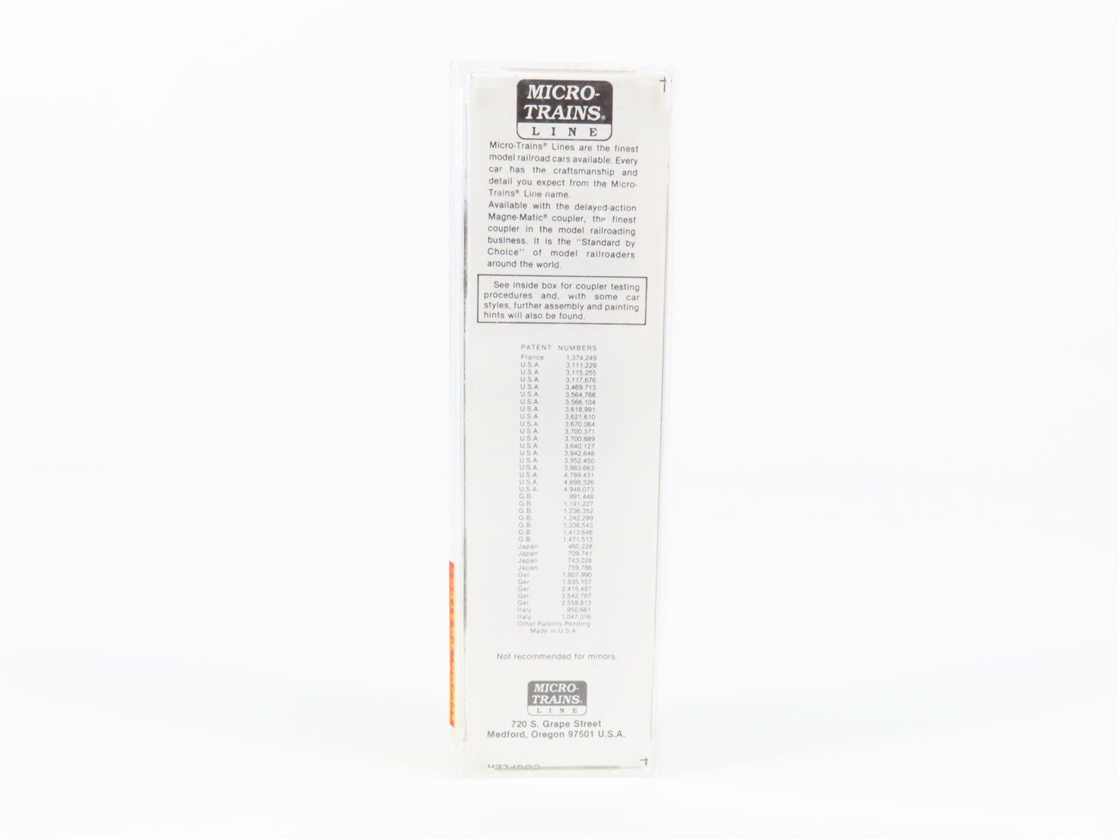 N Scale Micro-Trains 29060 CB&Q Chicago, Burlington & Quincy 40' Box Car RTR