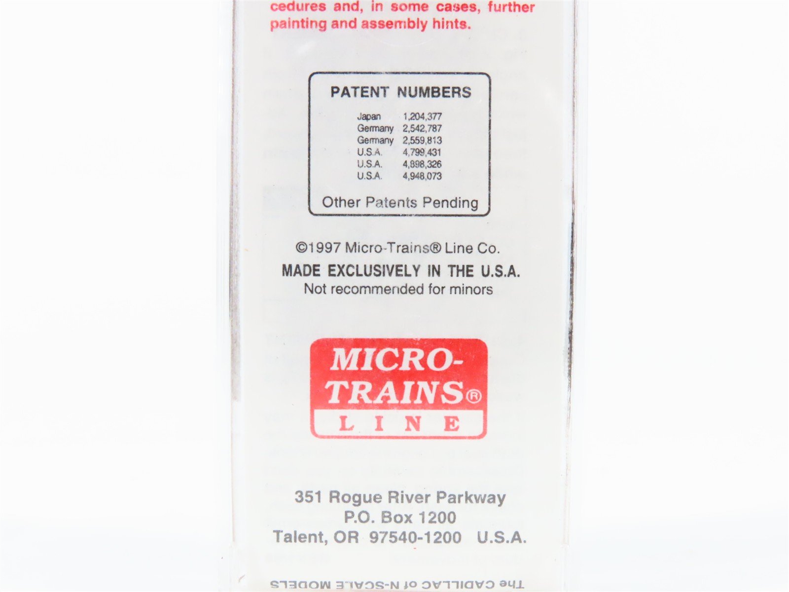 N Scale Micro-Trains 22180 MILW Milwaukee Road 40' Box Car 29960 RTR