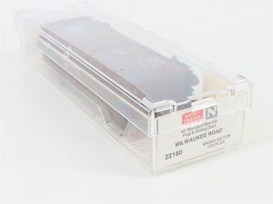 N Scale Micro-Trains 22180 MILW Milwaukee Road 40' Box Car 29960 RTR