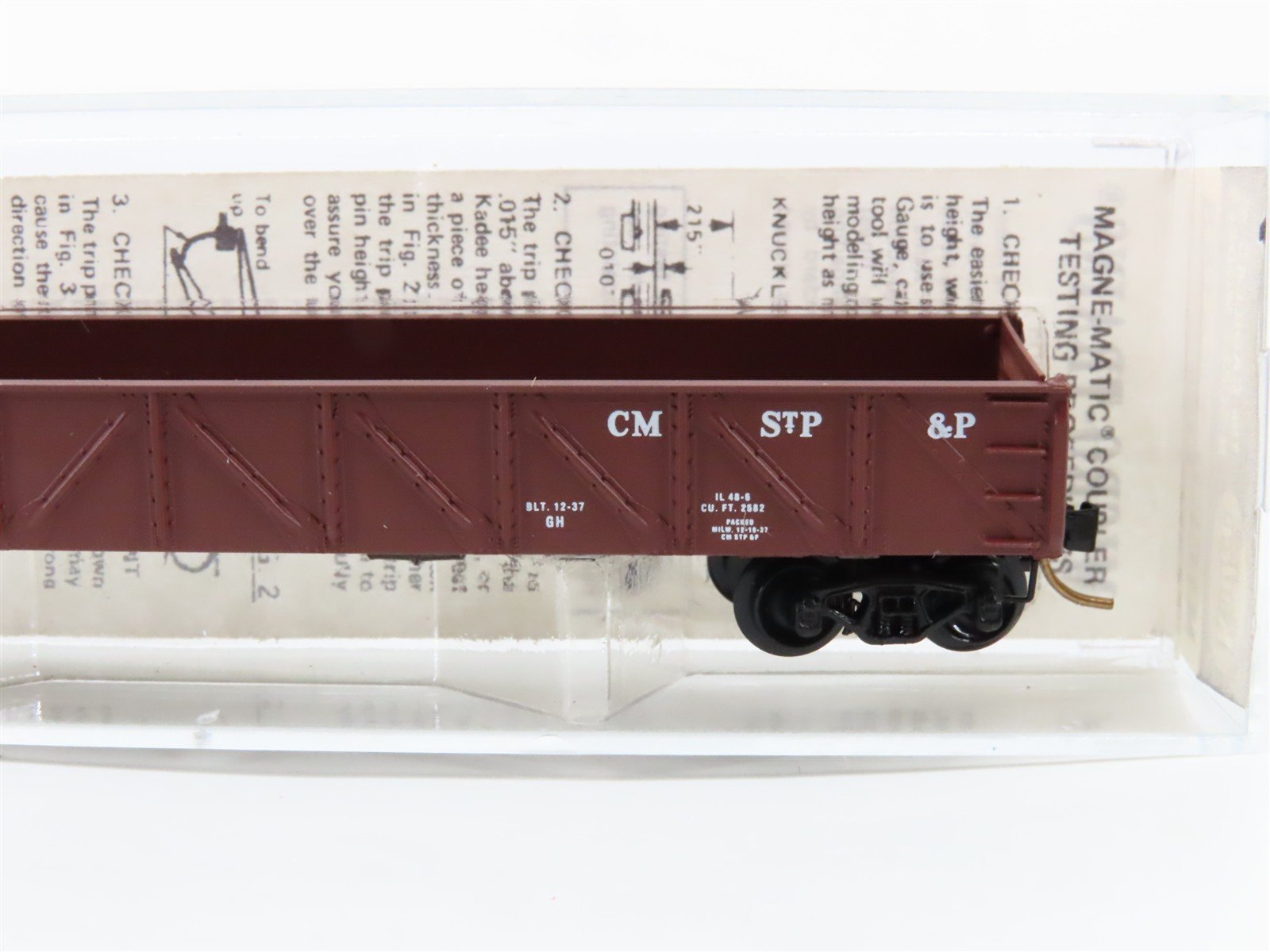 N Scale Micro-Trains 60010 MILW Milwaukee Road 50' 50' Composite Gondola RTR