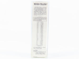 N Scale Micro-Trains 60010 MILW Milwaukee Road 50' 50' Composite Gondola RTR