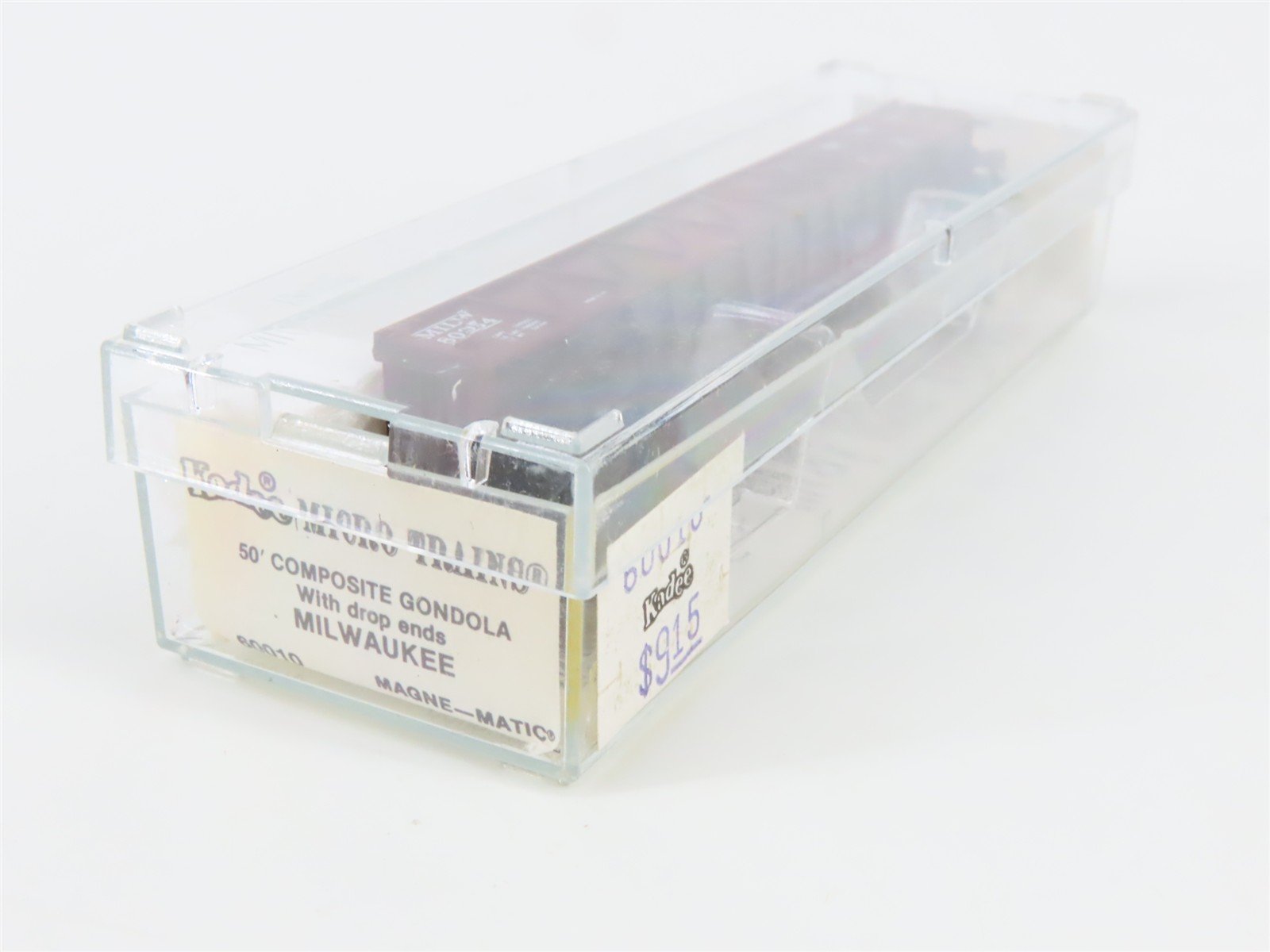 N Scale Micro-Trains 60010 MILW Milwaukee Road 50' 50' Composite Gondola RTR