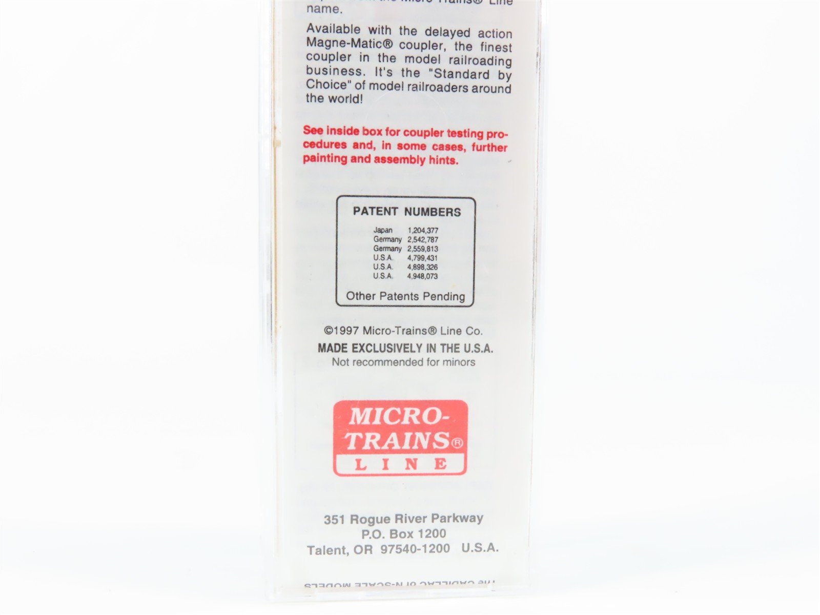 N Scale Micro-Trains 50100 UP Union Pacific 34' Wood-Sheathed Caboose 3246 RTR