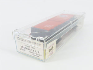 N Scale Micro-Trains 20940 BLE Bessemer & Lake Erie 40' Box Car 81025 RTR