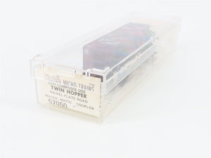 N Scale Micro-Trains 57050 NKP Nickel Plate Road 33' 2-Bay Hopper 31292 RTR
