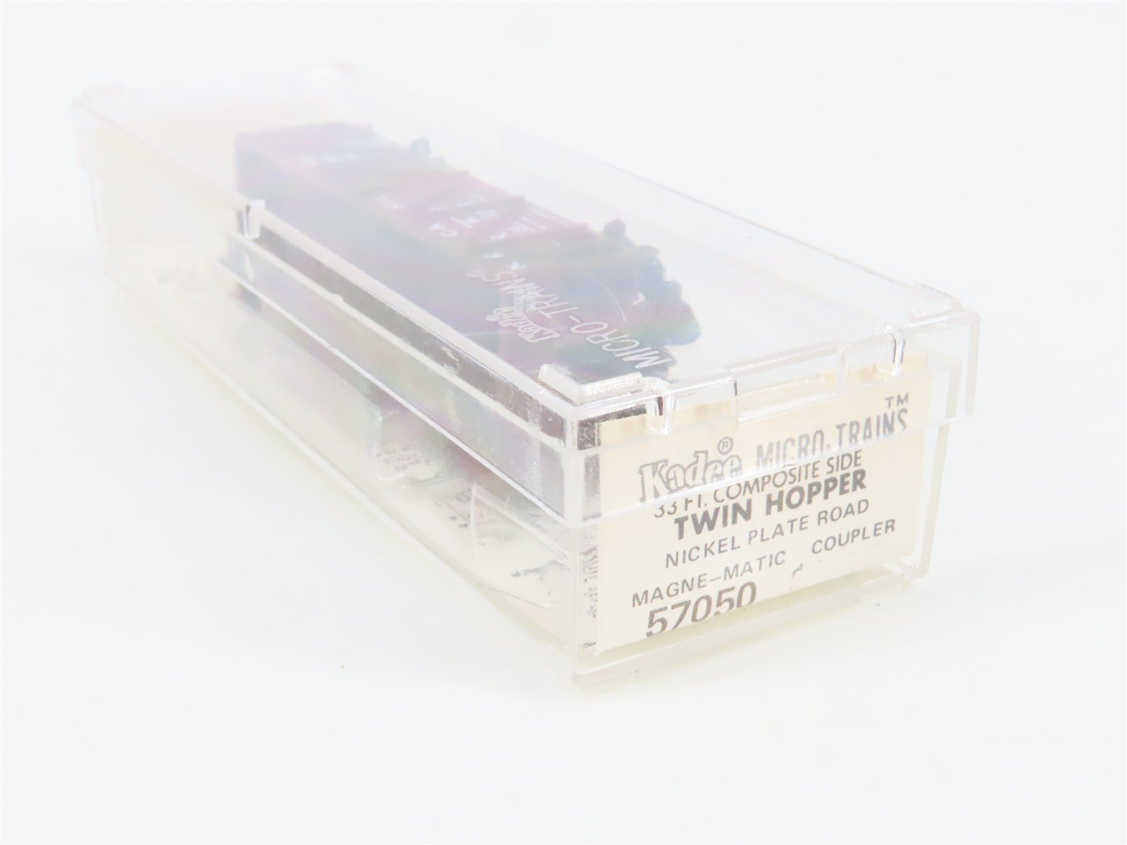 N Scale Micro-Trains 57050 NKP Nickel Plate Road 33' 2-Bay Hopper 31292 RTR