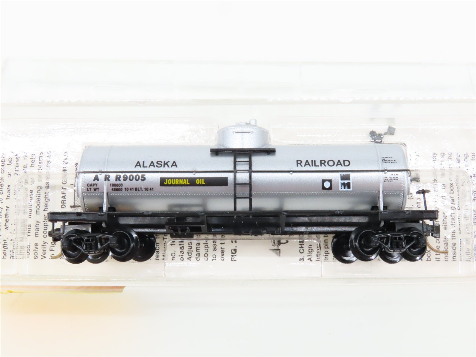 N Scale Micro-Trains 65270 ARR Alaska Railroad 39' Tank Car R9005 RTR