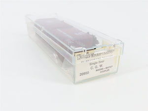 N Scale Micro-Trains 20950 CGW Chicago Great Western 40' Box Car 91099 RTR