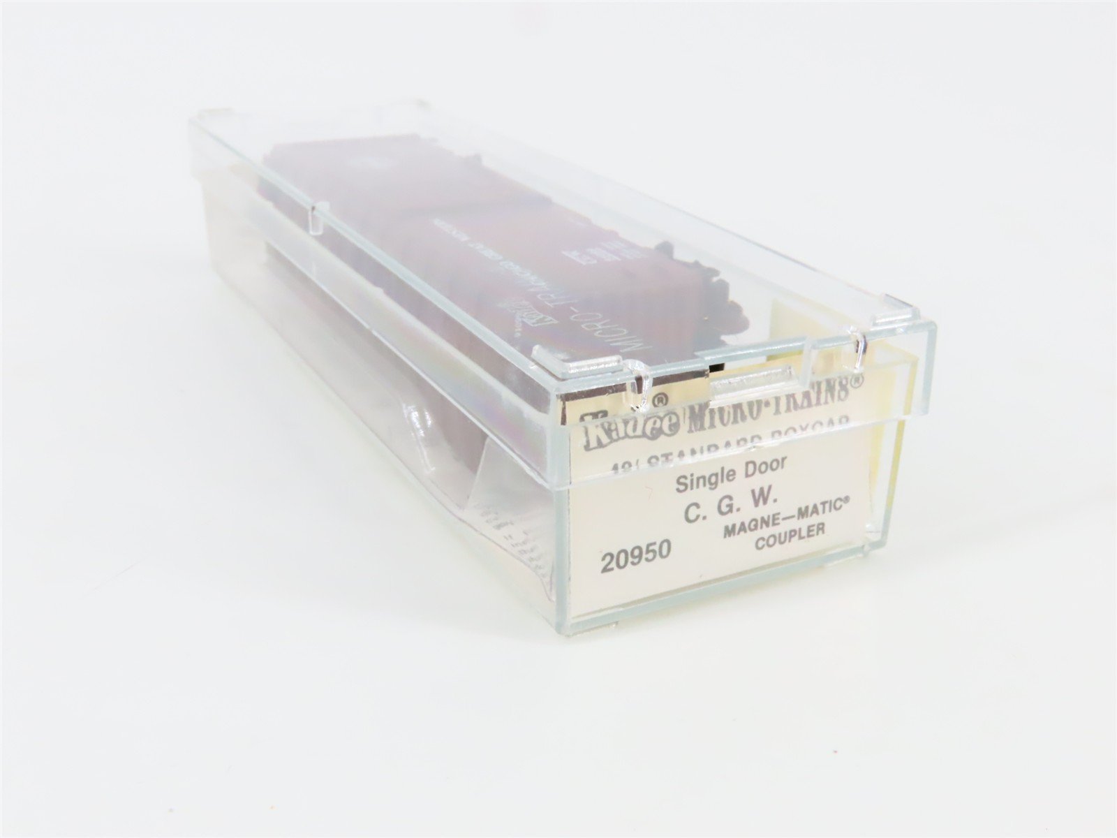 N Scale Micro-Trains 20950 CGW Chicago Great Western 40' Box Car 91099 RTR