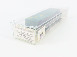 N Scale Micro-Trains 24210 A&StAB The Bay Line 40' Box Car 1320 RTR