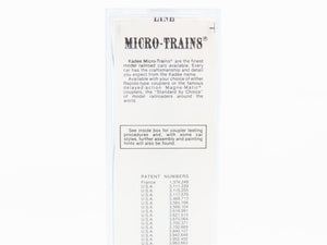 N Scale Micro-Trains 46190 NW Norfolk & Western 50' Fishbelly Gondola 72201 RTR