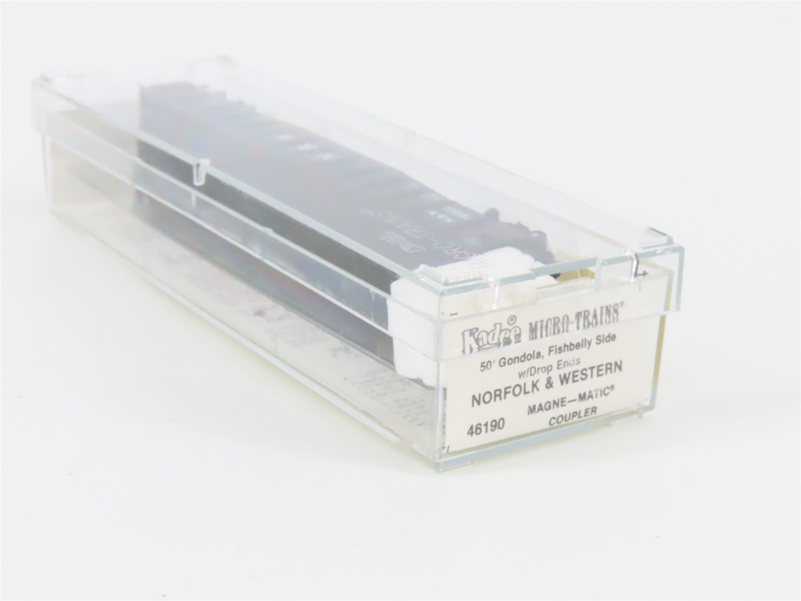 N Scale Micro-Trains 46190 NW Norfolk & Western 50' Fishbelly Gondola 72201 RTR
