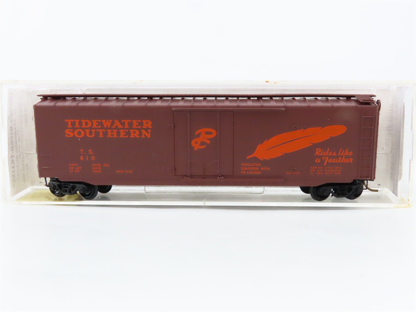 N Scale Micro-Trains 32280 TS Tidewater Southern 50' Box Car 610 RTR
