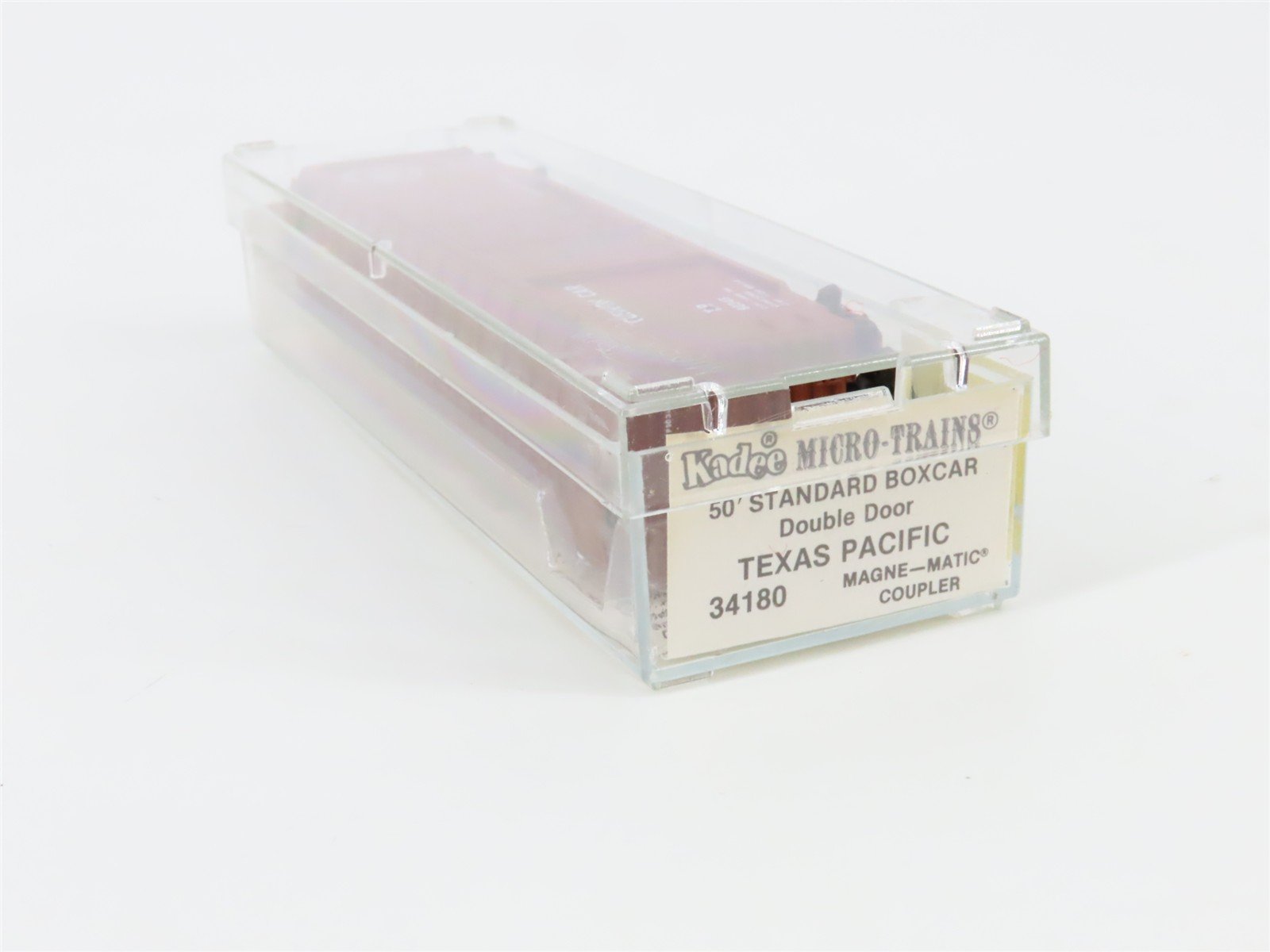 N Scale Micro-Trains 34180 TP Texas & Pacific 50' Box Car 90345 RTR