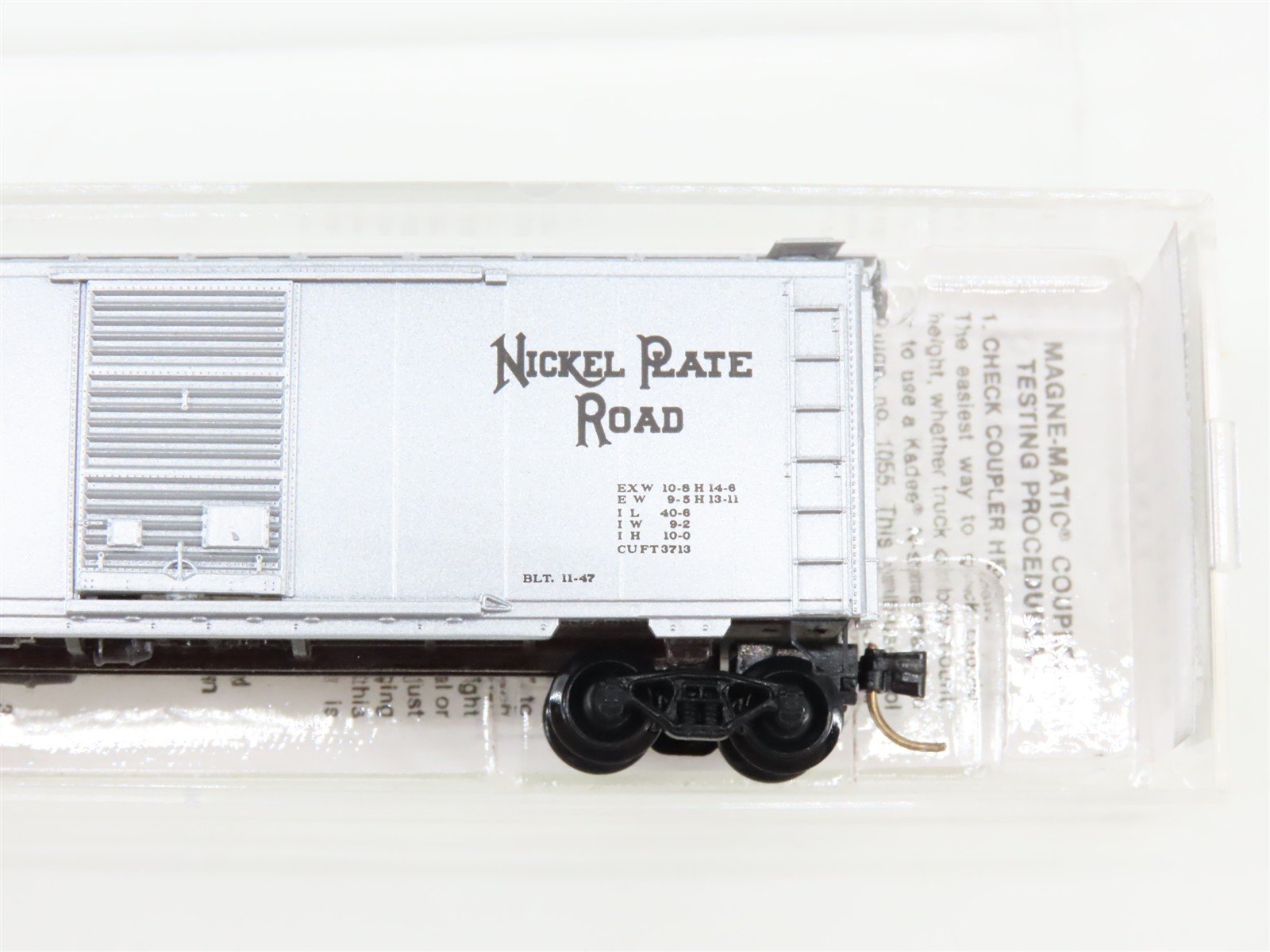 N Scale Micro-Trains 20006 NKP Nickel Plate Road 40' Box Car 8502 RTR