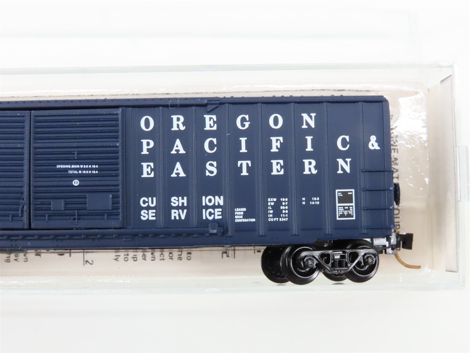 N Scale Micro-Trains 30090 OPE Oregon Pacific & Eastern 50' Box Car 15199 RTR