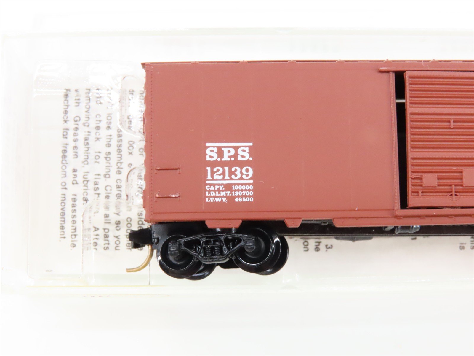 N Scale Micro-Trains 20990 SPS Spokane Portland & Seattle 40' Box Car 12139 RTR