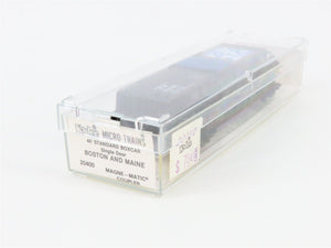 N Scale Micro-Trains 20400 BM Boston & Maine 40' Box Car 74406 RTR