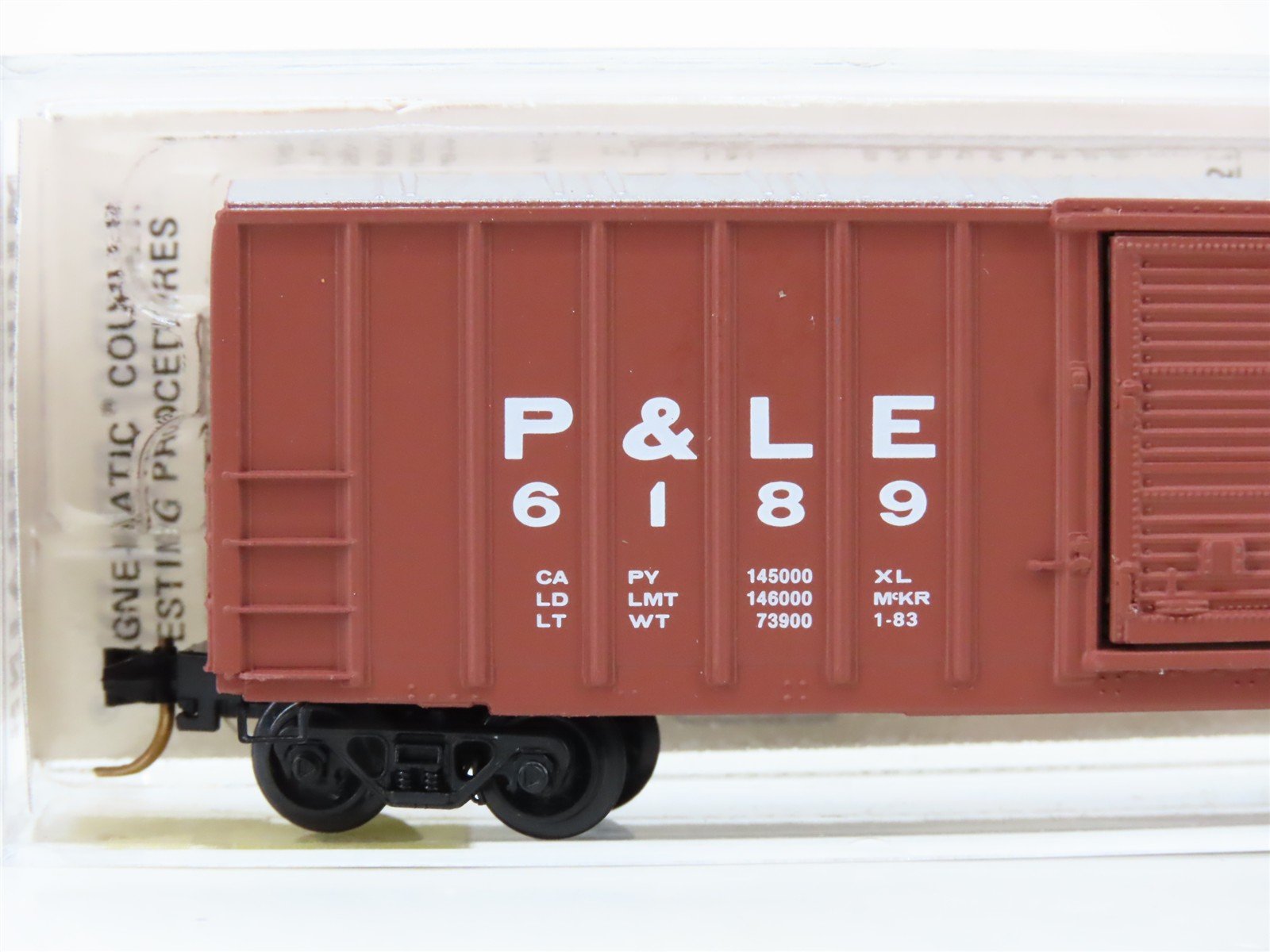 N Scale Micro-Trains 25290 P&LE Pittsburgh & Lake Erie 50' Box Car 6189 RTR