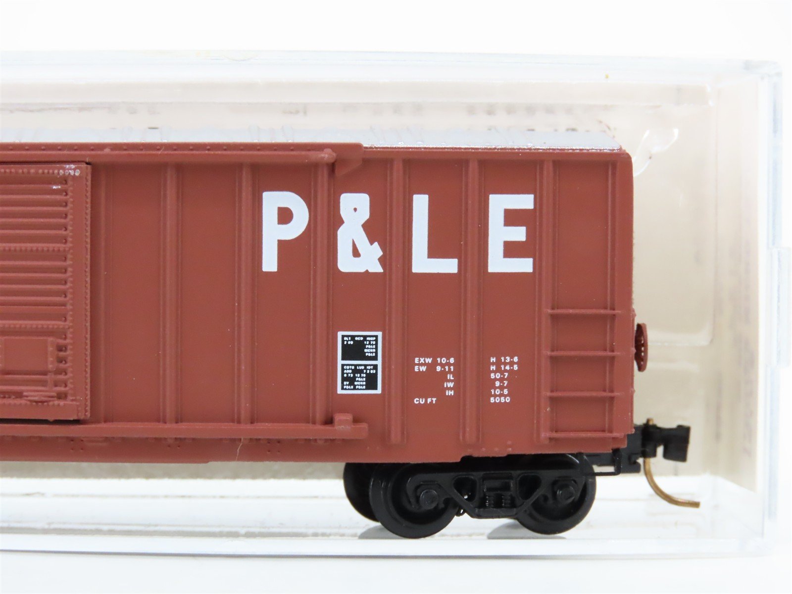 N Scale Micro-Trains 25290 P&LE Pittsburgh & Lake Erie 50' Box Car 6189 RTR