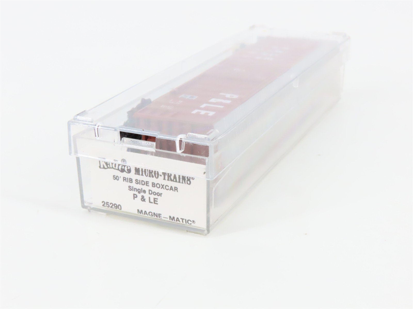 N Scale Micro-Trains 25290 P&LE Pittsburgh & Lake Erie 50' Box Car 6189 RTR
