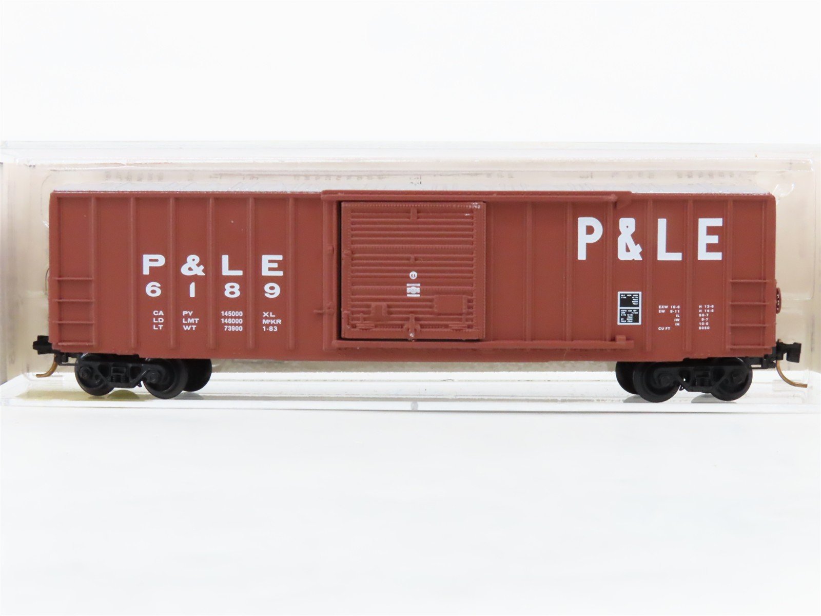 N Scale Micro-Trains 25290 P&LE Pittsburgh & Lake Erie 50' Box Car 6189 RTR