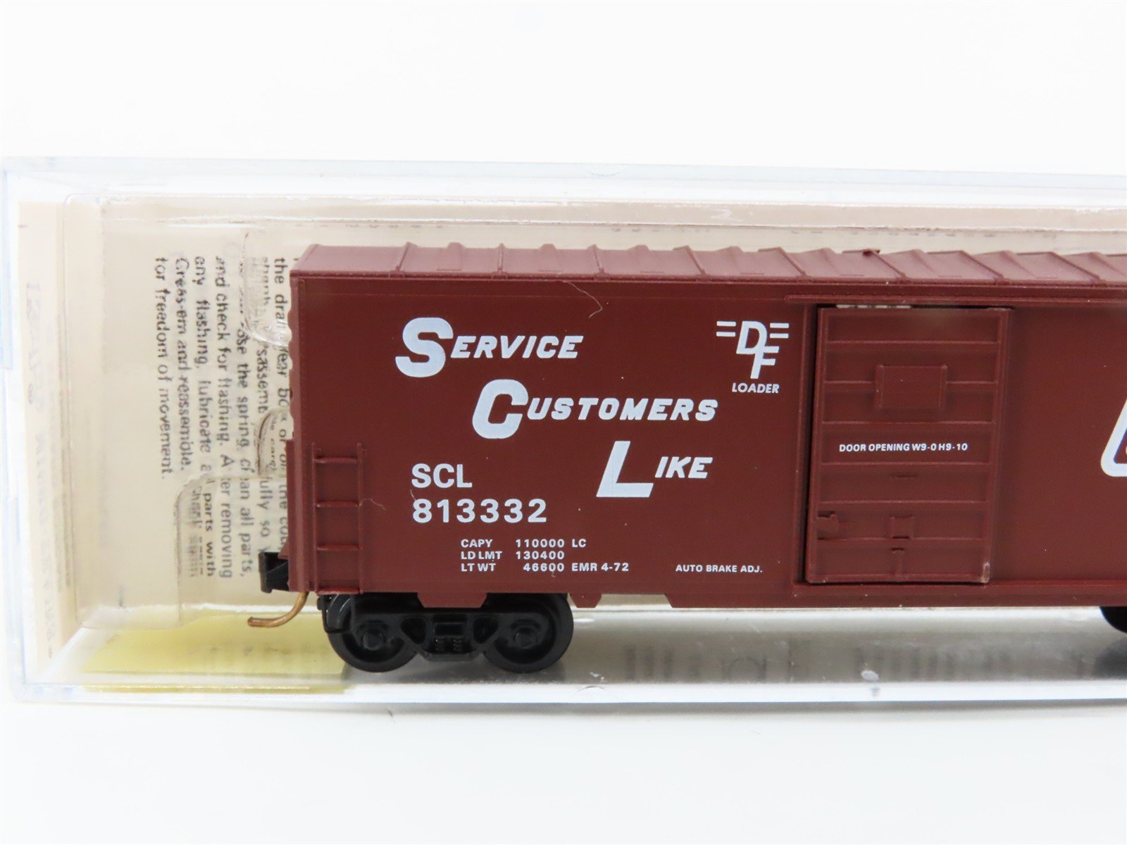N Scale Micro-Trains 24170 SCL Seaboard Coast Line 40' Box Car 813332 RTR