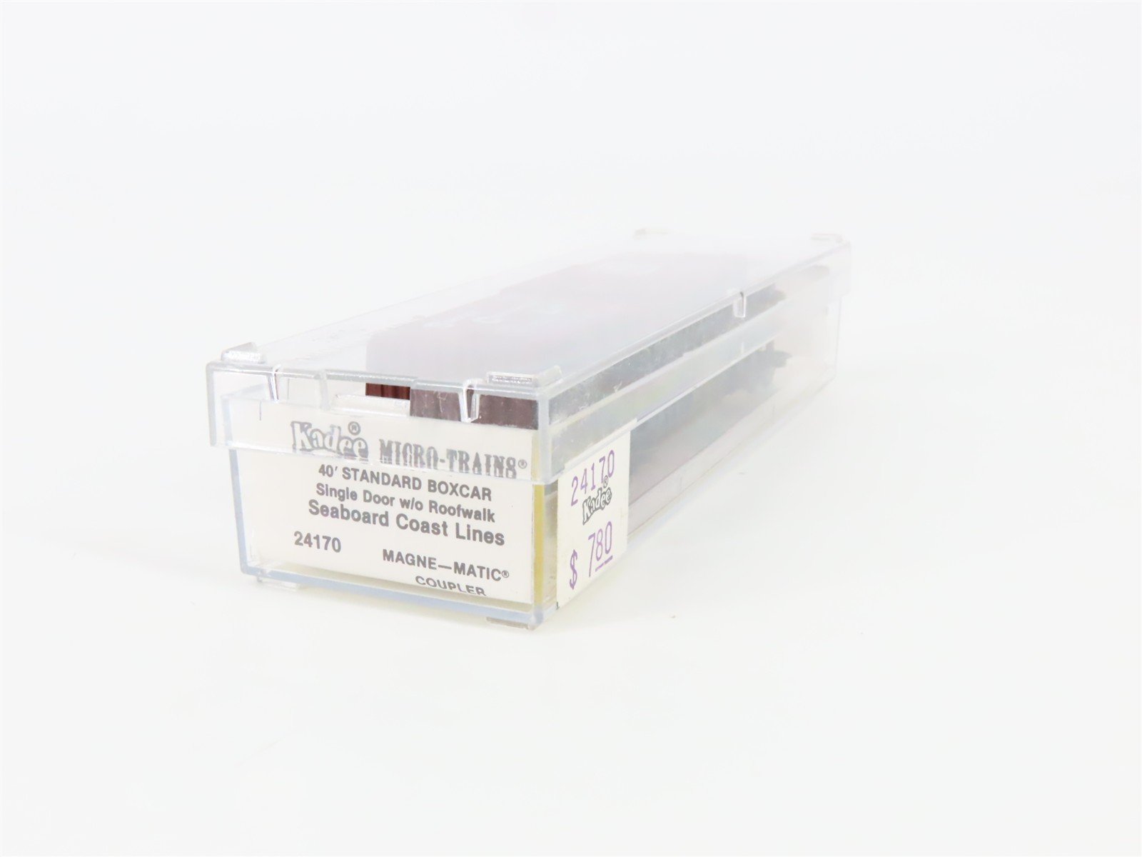 N Scale Micro-Trains 24170 SCL Seaboard Coast Line 40' Box Car 813332 RTR