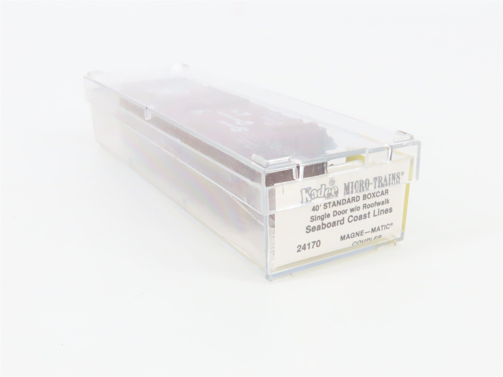 N Scale Micro-Trains 24170 SCL Seaboard Coast Line 40' Box Car 813332 RTR