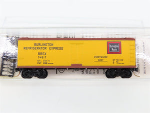 N Scale Micro-Trains 47280 BREX Burlington Refrigerator Express 40' Reefer RTR