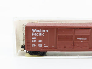 N Scale Micro-Trains 30080 Western Pacific 50' Ribside Double Door Box Car RTR