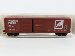 N Scale Micro-Trains 30080 Western Pacific 50' Ribside Double Door Box Car RTR