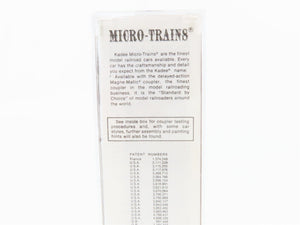 N Scale Micro-Trains 30080 Western Pacific 50' Ribside Double Door Box Car RTR