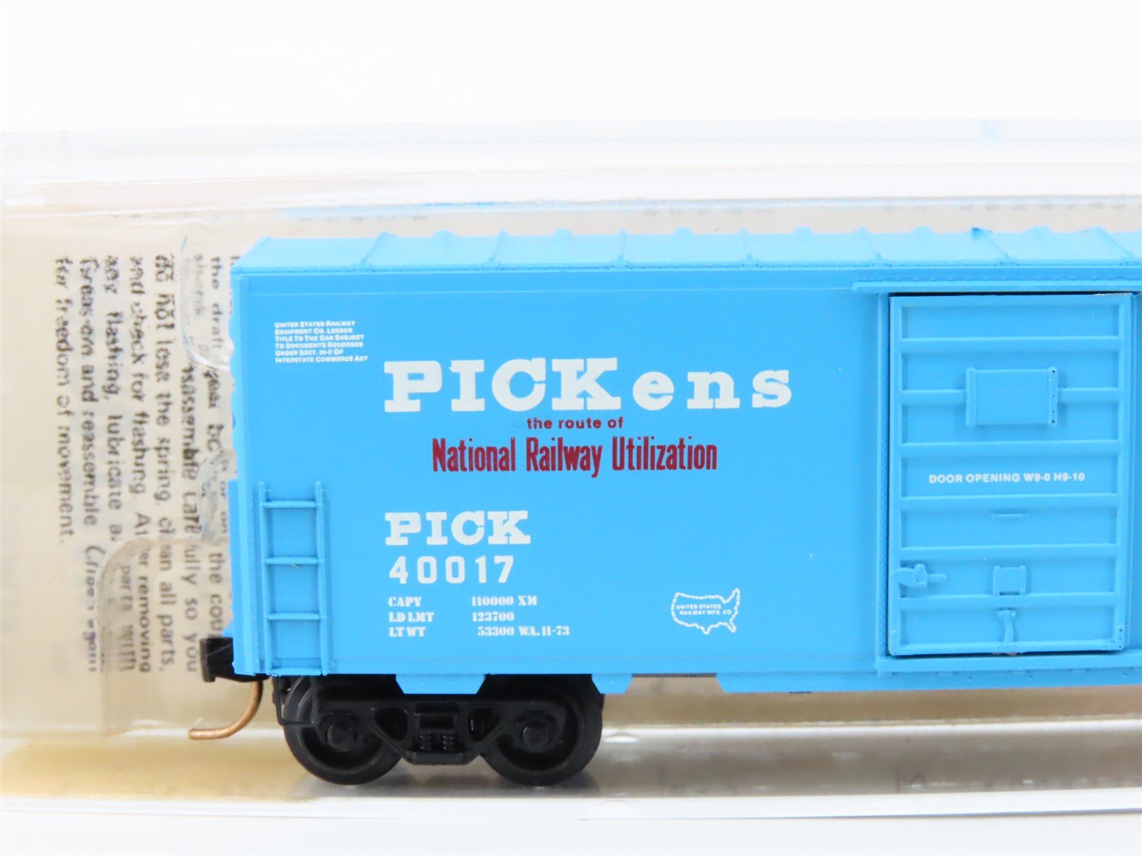 N Scale Micro-Trains 24140 PICK Pickens Railroad 40' Box Car 40017 RTR